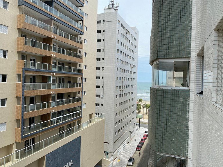 Apartamento de temporada Pé na areia Praia Grande - Caribas2