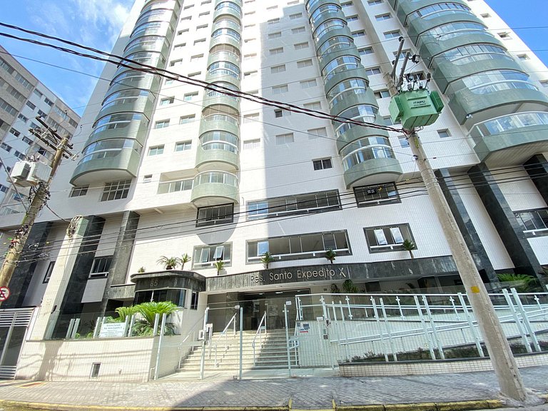 Apartamento de temporada Pé na areia Praia Grande - Caribas2