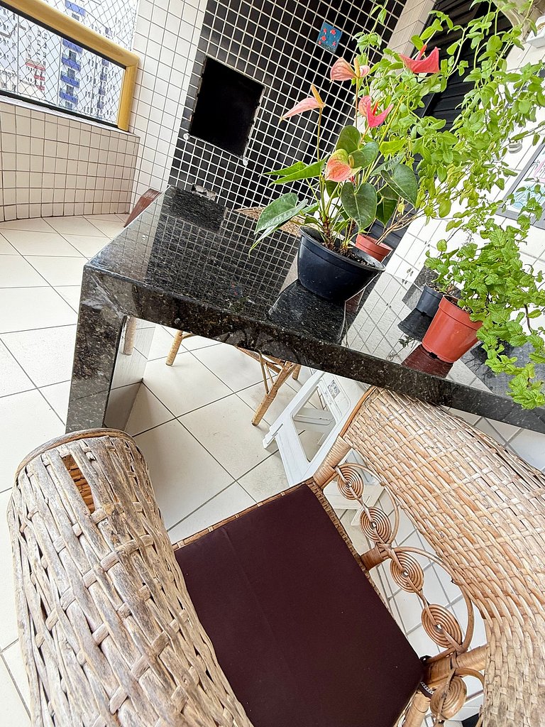 Apartamento temporada Pé na areia Praia Grande - Guilhemina