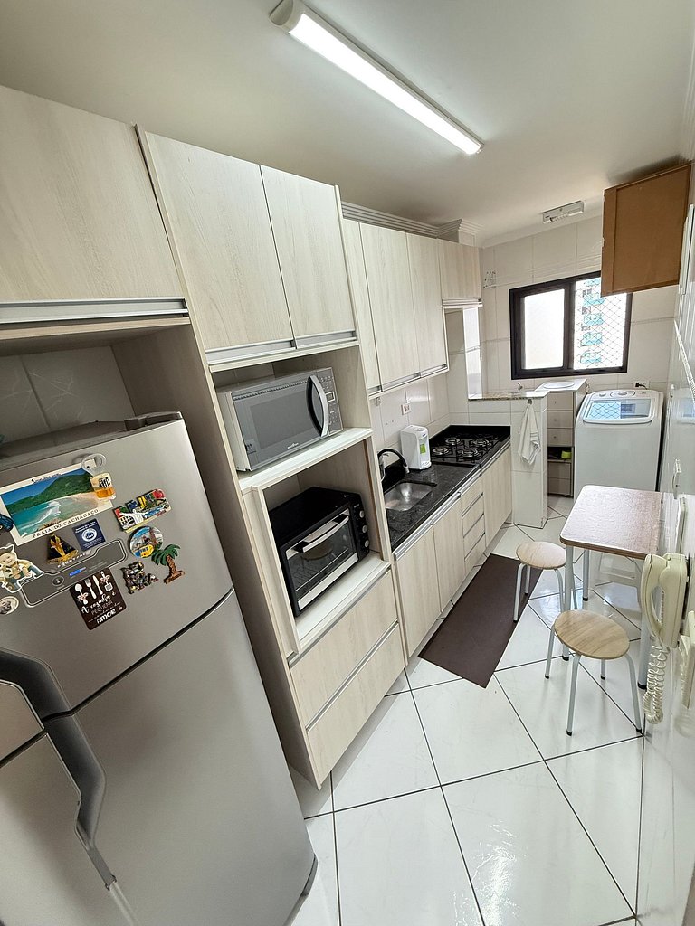 Apartamento temporada Pé na areia Praia Grande - Guilhemina