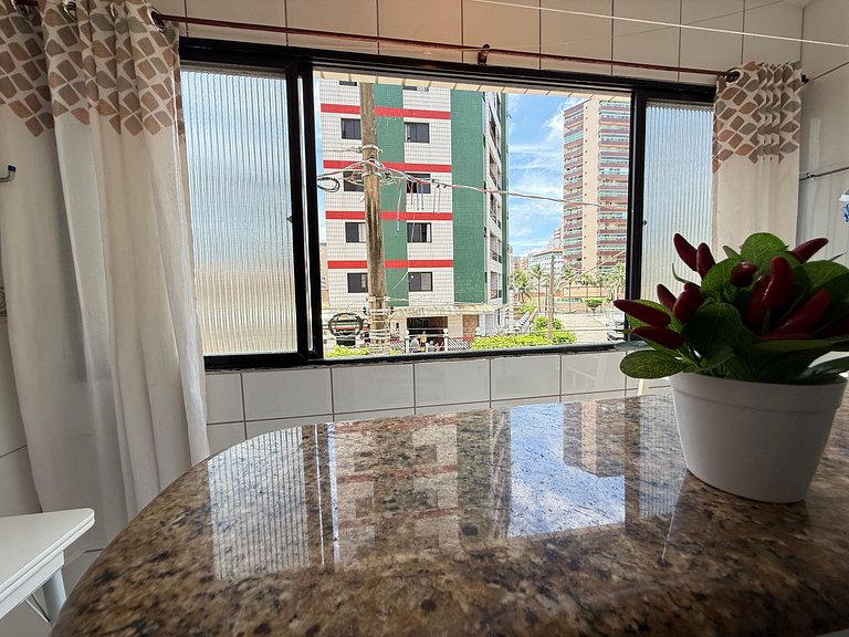 Apartamento de temporada Pé Na Areia Praia Grande Ocean III