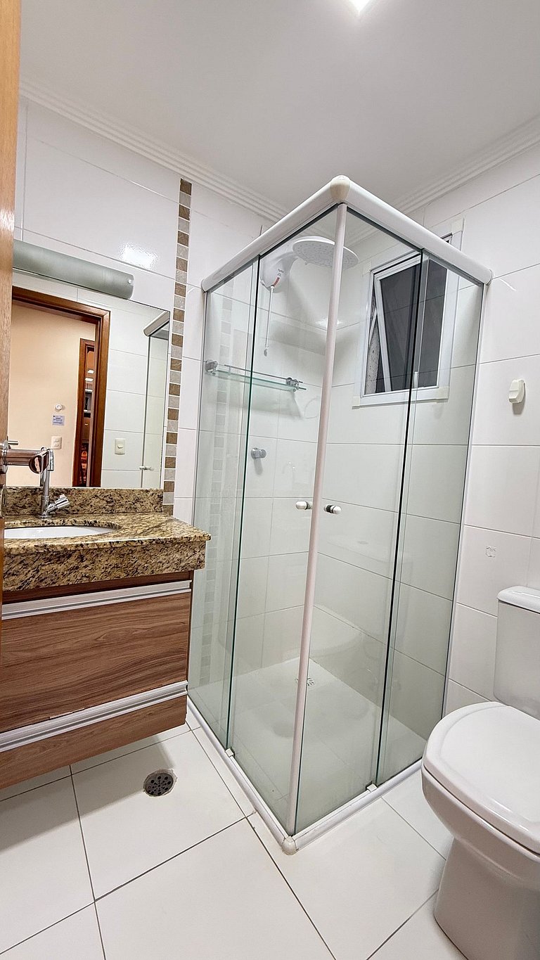 Apartamento de temporada Pé na areia Praia Grande - Caribas2