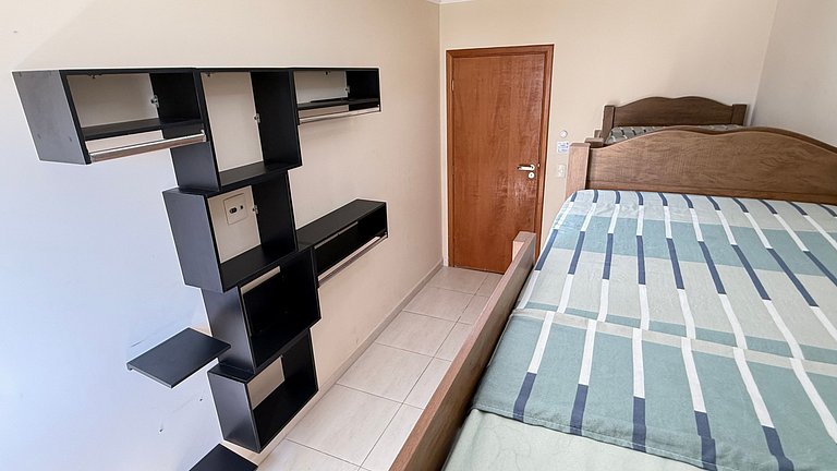 Apartamento de temporada Pé na areia Praia Grande - Caribas2