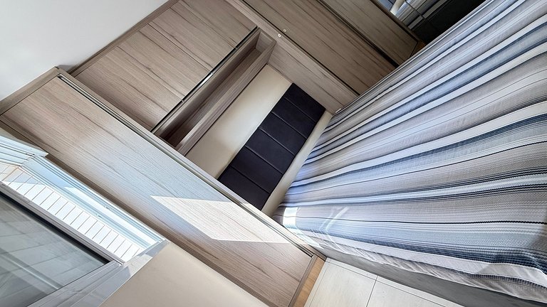 Apartamento de temporada Pé na areia Praia Grande - Caribas2