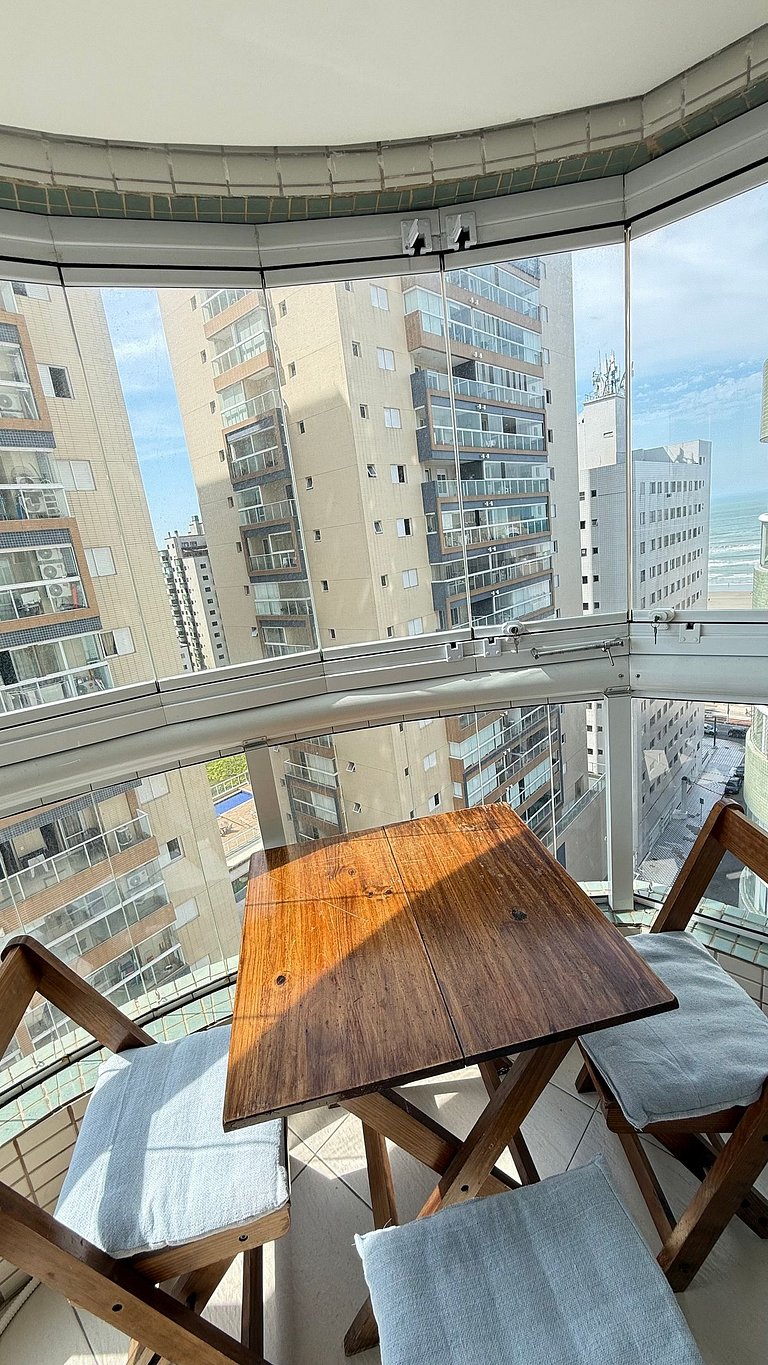 Apartamento de temporada Pé na areia Praia Grande - Caribas2