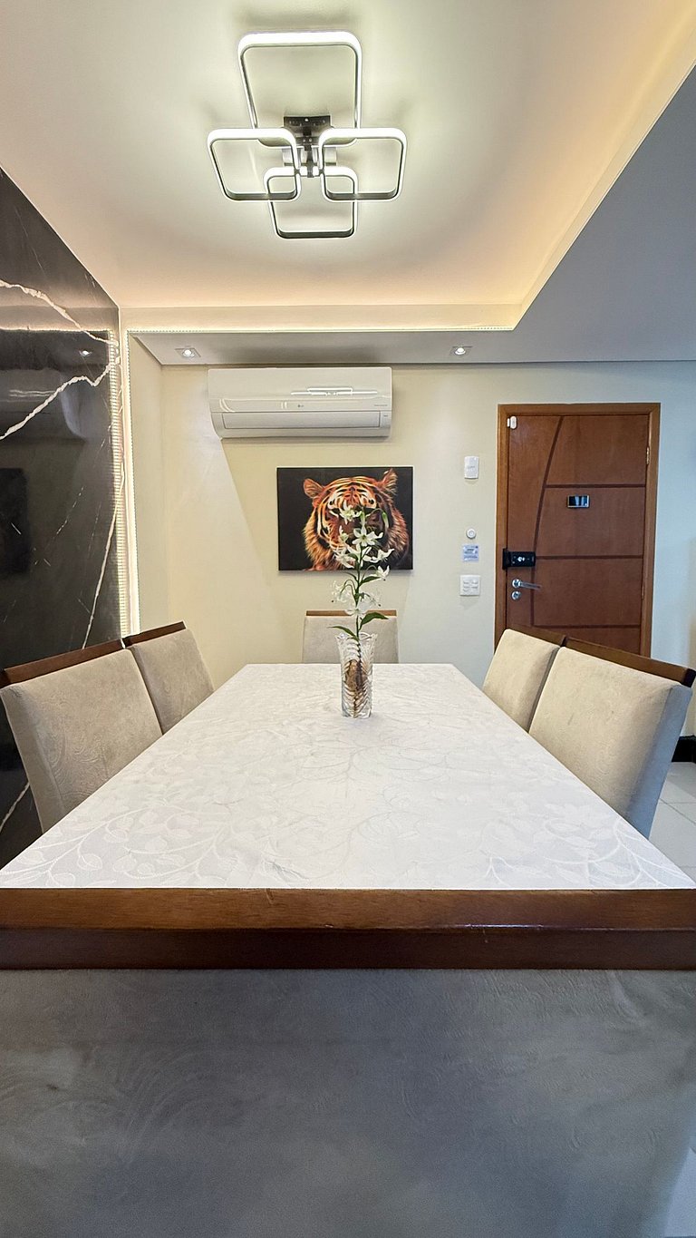 Apartamento de temporada Pé na areia Praia Grande - Caribas2